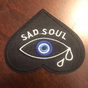 SAd Soul iron on Patch
